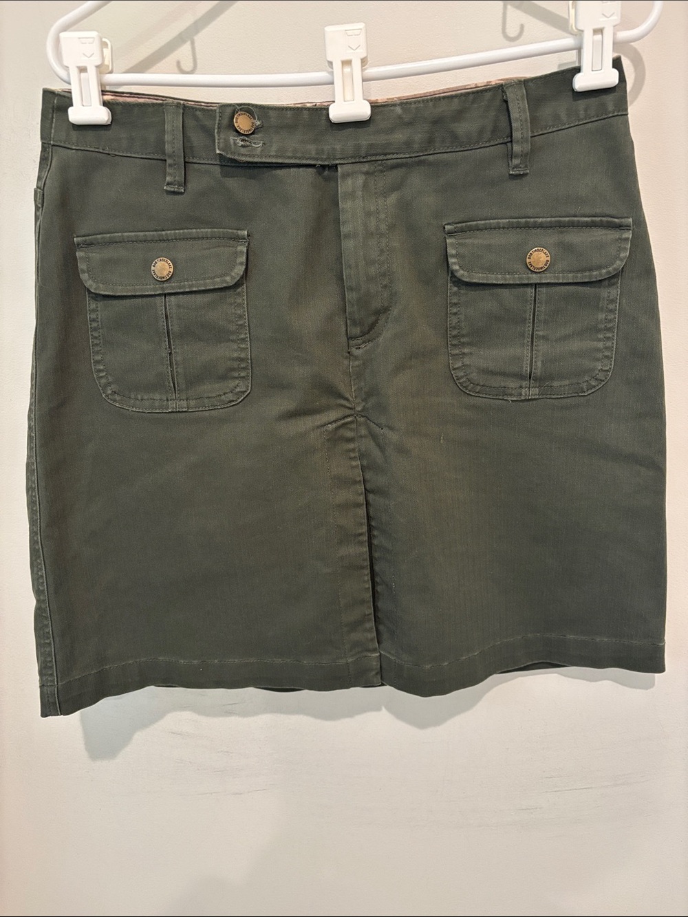 Bob Timberlake Olive Green Utility Pocket Skirt - Women